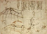 Design for a Flying Machine, 1488, vinci