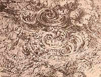 Drawing of an flood, c.1500, vinci
