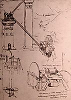 Drawings of machines, c.1500, vinci