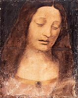 Head of Christ, vinci