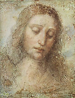 Head of Christ, 1494-1495, vinci