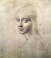 Head of a girl, 1483, vinci