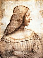 Isabella d-Este, 1500, vinci