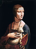 The Lady with the Ermine (Cecilia Gallerani), 1496, vinci