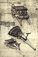 Multi Barrel Gun, c.1481, vinci