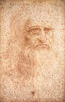 Portrait of a Bearded Man, possibly a Self Portrait, c.1513, vinci
