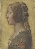 Profile of a Young Bride, 1480, vinci