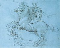 A study for an equestrian monument, c.1490, vinci