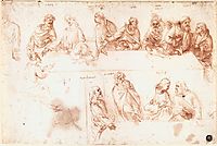 Study for the Last Supper, 1494-1495, vinci