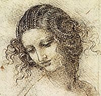 Study for the Head of Leda, c.1506, vinci