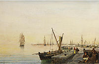 A busy harbour, volanakis