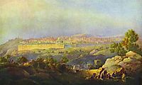 View of Jerusalem, 1836, vorobiev
