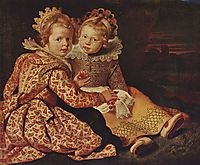 Two daughters of the painter, c.1640, vos