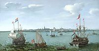 View of Hoorn (Netherlands), 1622, vroom