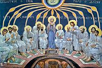 Descent of Holy Spirit on the Apostles, 1885, vrubel
