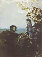 Hamlet and Ophelia, 1888, vrubel