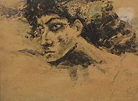 Head of Demon, c.1890, vrubel