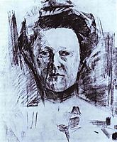 Portrait of Valentina Usoltseva, wife of the Doctor Usoltsev, 1905, vrubel
