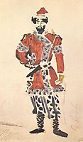 Prince-s huntsman (Costume design for the opera , 1900, vrubel