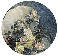 Roses and orchids, 1894, vrubel