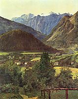 Dachstein from the place of Sophie , 1835, waldmuller