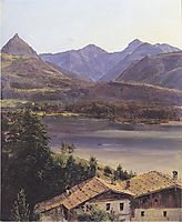 Der Wolfgangsee , 1835, waldmuller