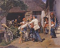 Homecoming into the fathers house , 1855, waldmuller