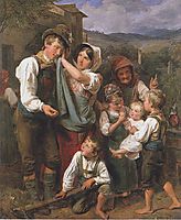 The homecomming , 1833, waldmuller