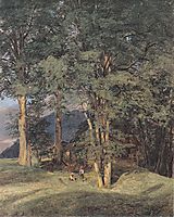 Maple trees near Ischl , 1831, waldmuller