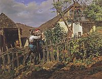 The neighbors , 1859, waldmuller