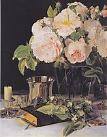 Roses in glass, 1831, waldmuller