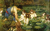 Hylas and the Nymphs, 1896, waterhouse