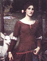The Lady Clare, 1900, waterhouse