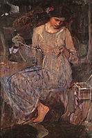 The Necklace, 1909, waterhouse