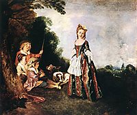 The Dance, 1720, watteau