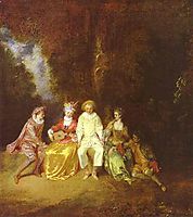 Happy Pierrot, watteau