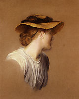 Portrait Of The Artist-s Wife Mary, c.1880, watts