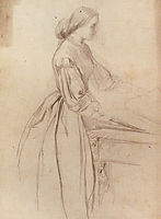 Portrait Of A Lady, Possibly Julia Jackson, watts