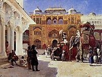 Arrival Of Prince Humbert, The Rajah, At The Palace Of Amber, c.1888, weeks