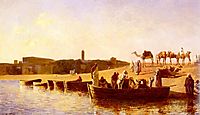 At The River Crossing, 1880, weeks