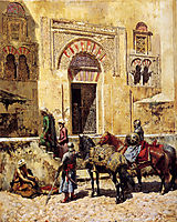 Entering The Mosque, c.1885, weeks