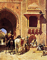 Gate Of The Fortress At Agra, India, weeks