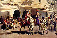 Leaving For The Hunt At Gwalior, c.1887, weeks