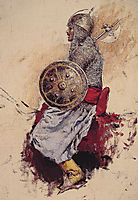 Man in Armor (preparatory sketch for Entering the Mosque), weeks