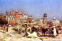 Market Place at Agra, weeks