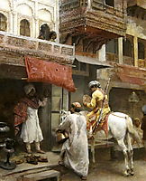 Street Scene In India, 1888, weeks