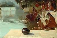Woman-s Bathing Place I Oodeypore, India, c.1895, weeks
