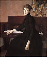 At the Piano, c.1903, weir