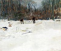 The Ice Cutters, 1895, weir