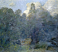 Landscape with Stone Wall, Windham, c.1892, weir